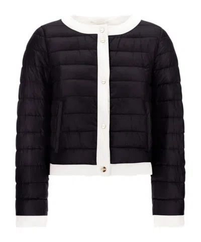 Herno Striped Quilted Down Jacket