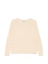 Herno Striped T-shirt In Orange