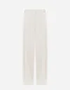 Herno Structures Nylon Trousers In White