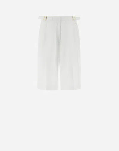 Herno Structures Nylon Shorts In White