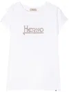 Herno White Interlock Jersey Logo T-shirt In Weiss