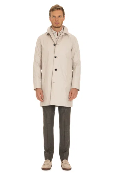 Herno Stylish Coat For Men - Perfect For Spring 2024 In Neutral