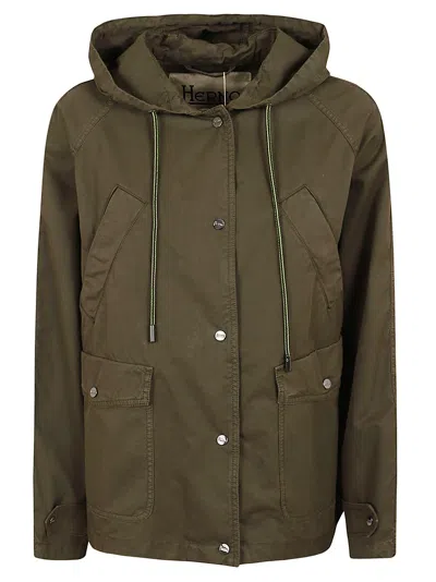 Herno Stylish Regular Fit Women's Jacket In Green