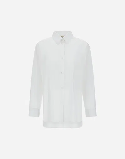 Herno Stylish Short Sleeve Button-up Shirt In White