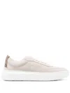 Herno Suede Trainers In Neutrals