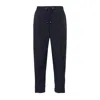 Herno Lightweight Drawstring Cropped Trousers In 9201