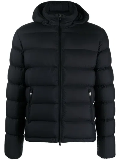 Herno Super Matt Padded Jacket In Black