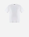 Herno T-shirt In Superfine Cotton Stretch And Light Scuba In White