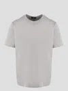 Herno Crew-neck Short-sleeve T-shirt In Gray