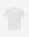 Herno Superfine Cotton Stretch T-shirt In White