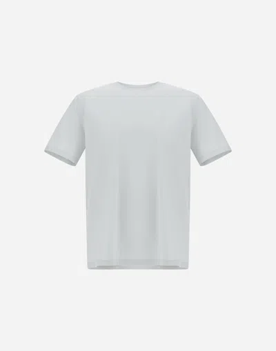 Herno Superfine Cotton Stretch T-shirt In White