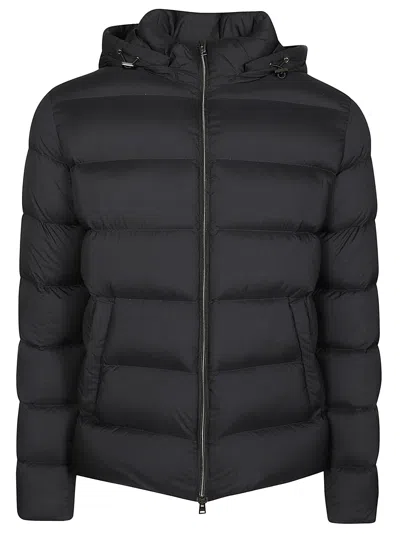 Herno Supermatt Matte Finish Bomber Jacket In Multi