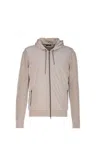 Herno Techno Lux Bomber Jacket In Beige