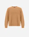 Herno Sweater In 100% Wool In Neutral