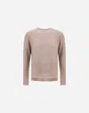 Herno Sweater In Alpaca Wool G.7 In White