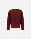 Herno Sweater In Carded Pure Wool G.7 In Red