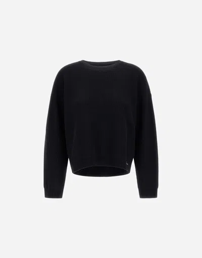 Herno Sweater In Rin Wool Cashmere In Black