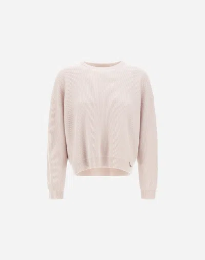 Herno Sweater In Rin Wool Cashmere In Chantilly