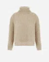 Herno Sweater In Twinkle Knit In Cremefarben