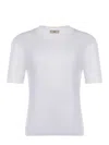 Herno Sweater Made Of A Cotton Blend In White