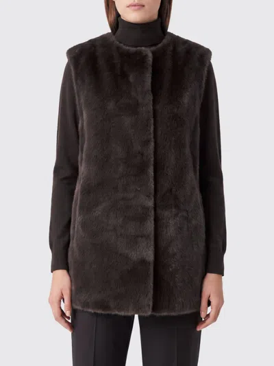 HERNO HERNO SWEATER WOMAN COLOR BROWN,I72315032