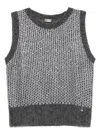 Herno Metallic-detail Knit Top In Multi