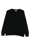 Herno V-neck Sweater In Black