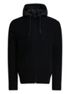 Herno Virgin Wool Short Down Jacket Jackets And Coats Black In Black