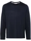 Herno Double-layer Long-sleeve T-shirt In Blue