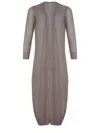 Herno Cardigan Made Of A Viscose Blend In Fango