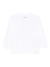 Herno White Cotton Blend Sweater In White