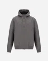 Herno Sweatshirt In Double Jersey In Gray