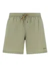 Herno Drawstring Swim Shorts In Green