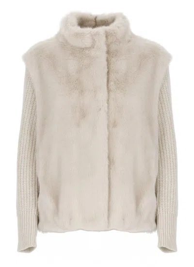 HERNO HERNO SYNTH FUR JACKET