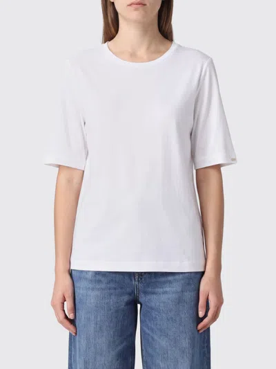 HERNO HERNO T-SHIRT WOMAN COLOR WHITE,I69891001