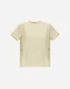 Herno T-shirt In Chic Cotton Jersey And New Techno Taffeta