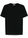 Herno Lightweight-jersey T-shirt In Black