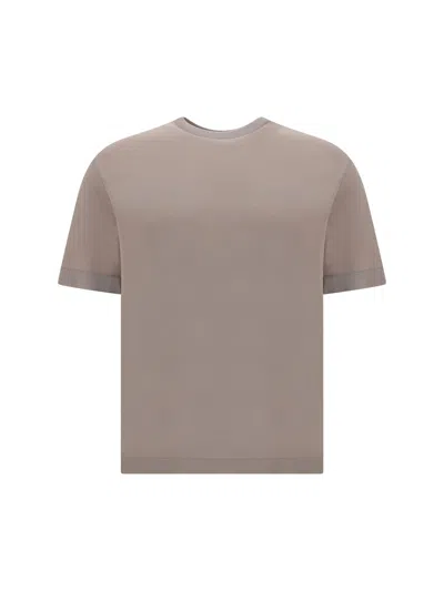Herno T-shirt In Brown