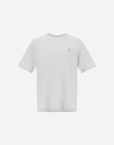 Herno T-shirt Aus Organic Cotton Jersey In White