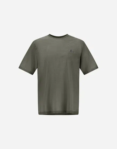 Herno T-shirt Aus Organic Cotton Jersey In Gray