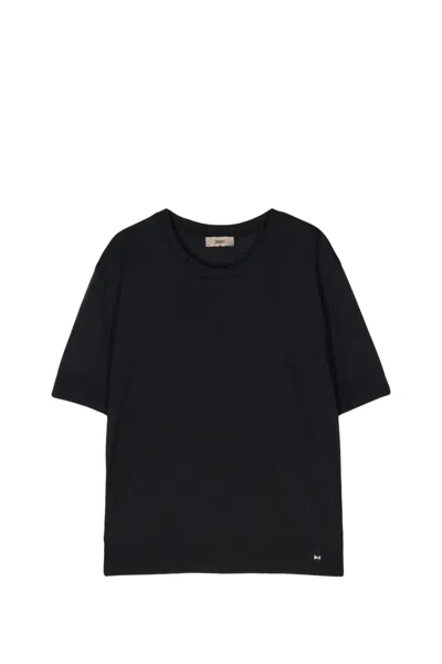 Herno T-shirt In Blue Navy