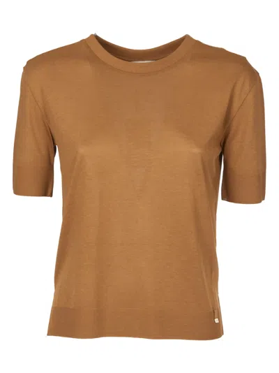 Herno T-shirt In Camel