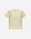 Herno T-shirt In Chic Cotton Jersey And New Techno Taffeta In Giallo Chiaro