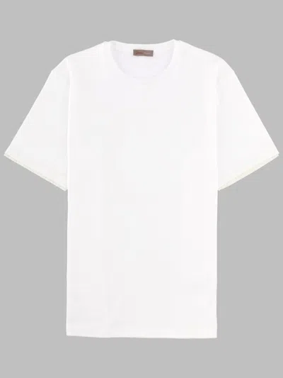 Herno T Shirt In Cotone In White