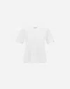 Herno T-shirt In Fresh Stretch Viscose In White