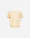 Herno Striped Lyocell Blend T-shirt In Gray