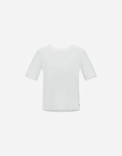Herno T-shirt In Jersey Con Spacchetti In White