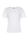 Herno T-shirt With Side Slits Button Details