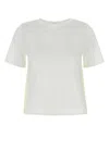 Herno Cotton T-shirt With Round Neck And Short Sleeves In White