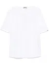 Herno Round Neck T-shirt With Snap Button Details